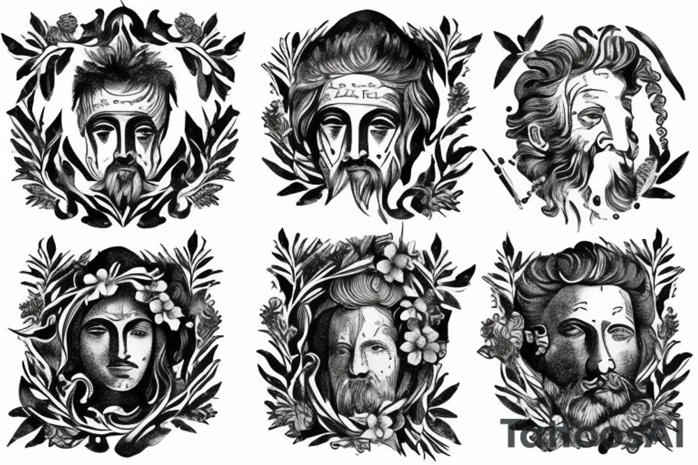 Seneca Marcus Aurelius tattoo idea