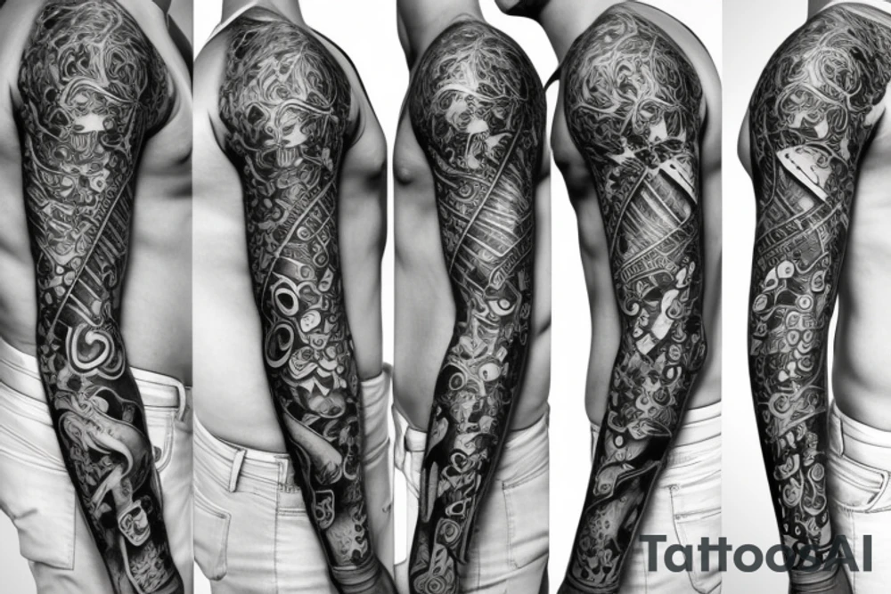original full sleeve tattoo idea