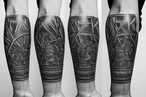 two british pennies tattoo idea