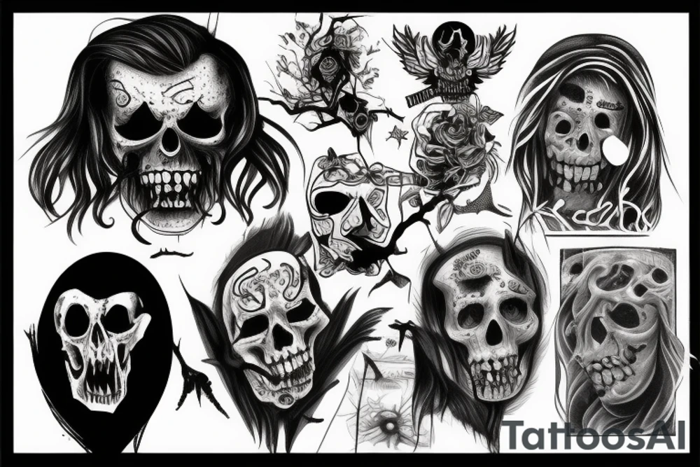 horror tattoo idea