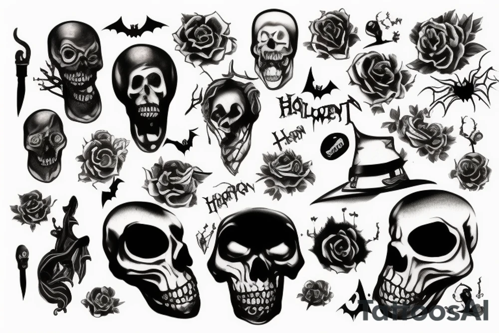 halloween tattoo idea