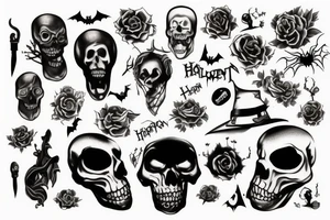 halloween tattoo idea