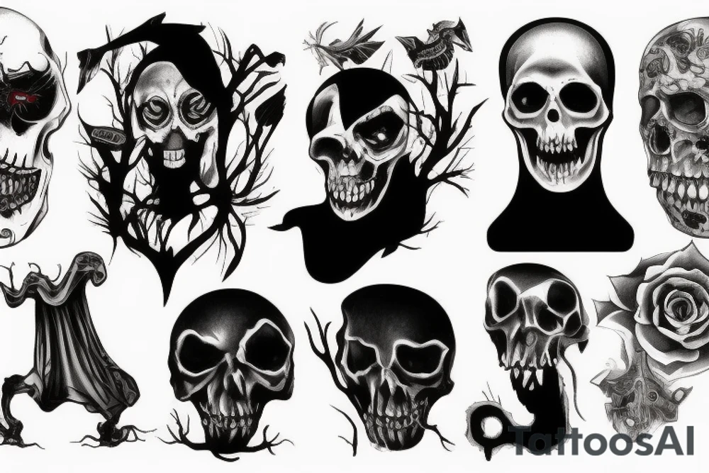 scary movies tattoo idea