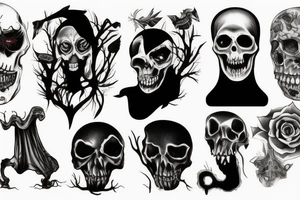 scary movies tattoo idea