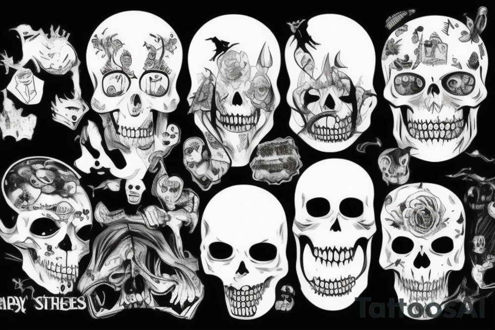 scary movies tattoo idea
