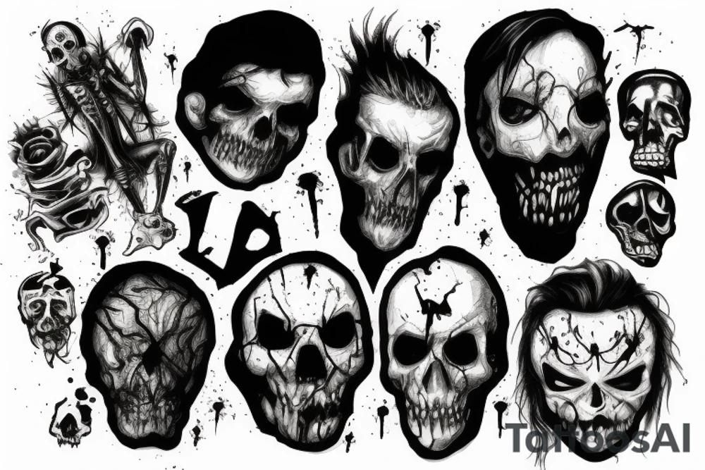 horror movies tattoo idea