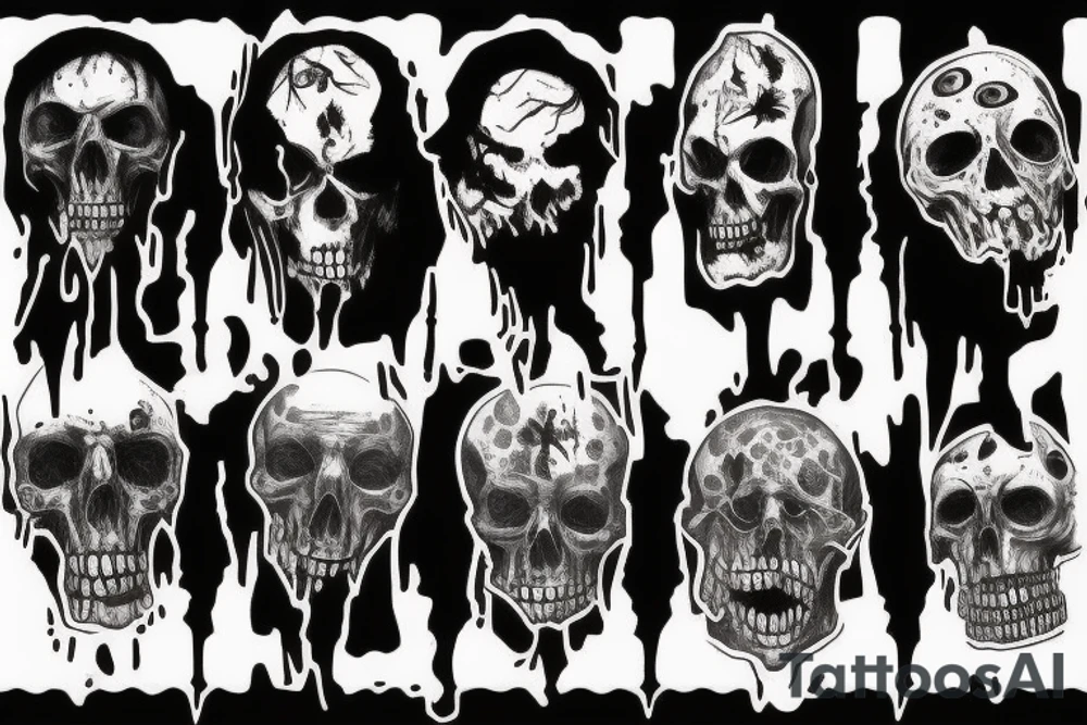 horror movies tattoo idea