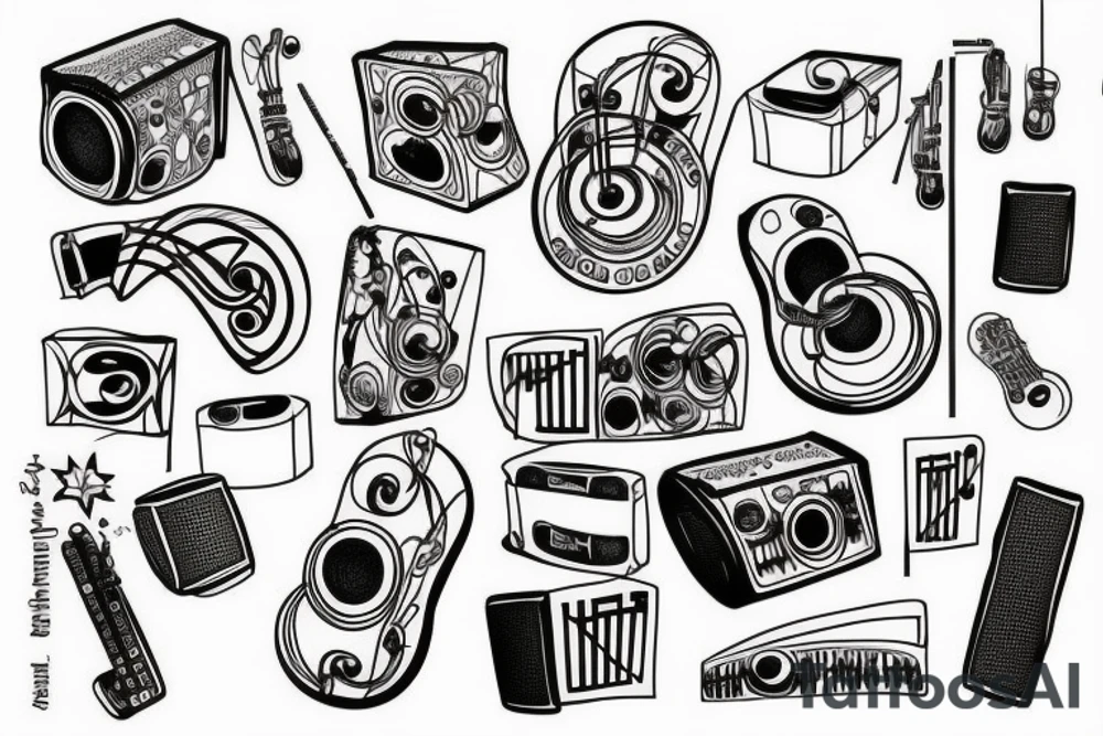music tattoo idea