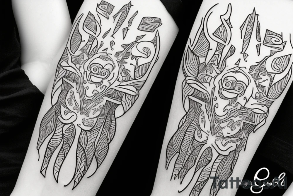 Chicken eating Chic-Fil-A tattoo idea