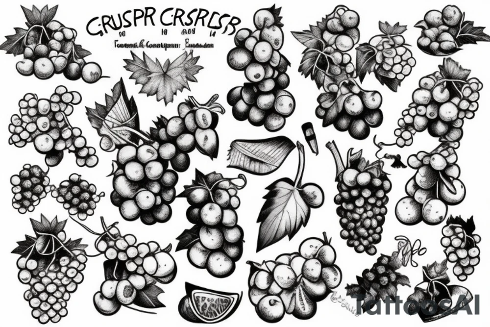 Grape crusher tattoo idea