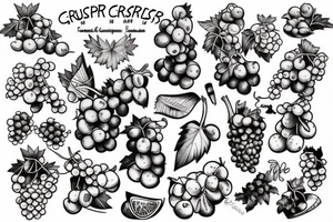 Grape crusher tattoo idea