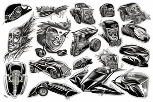 Hotrod tattoo idea