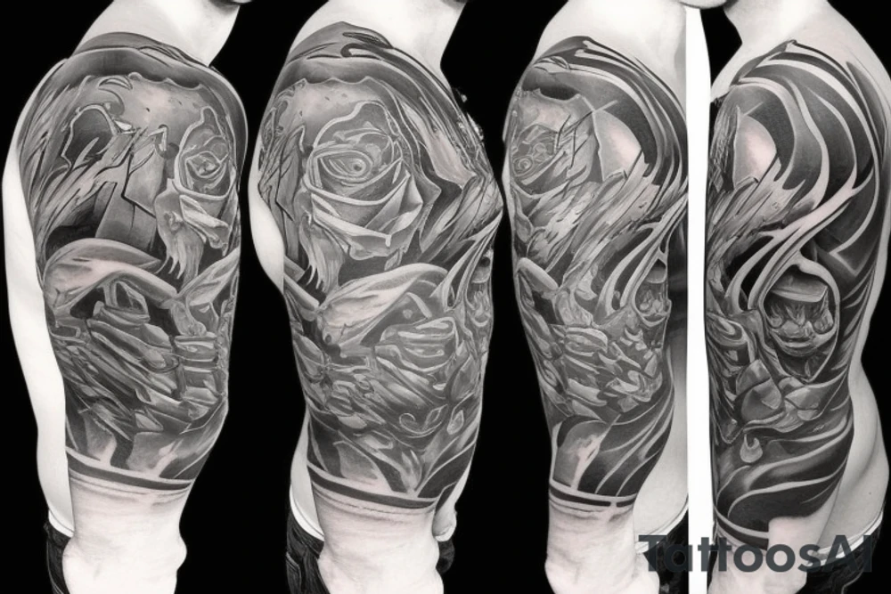 Hot rod tattoo idea