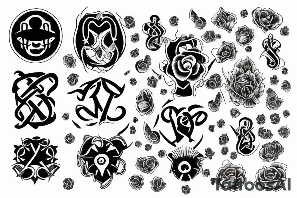 Luck symbol tattoo idea