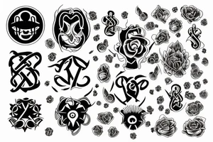 Luck symbol tattoo idea