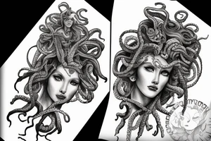 Medusa, maximalist tattoo idea