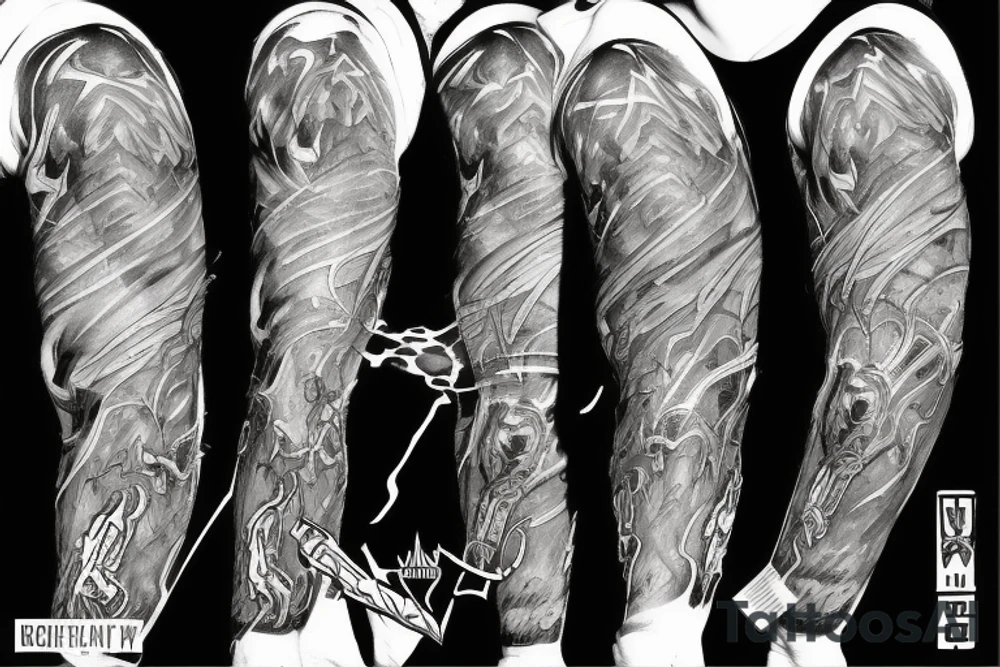 Doom eternal tattoo for sleeve tattoo idea