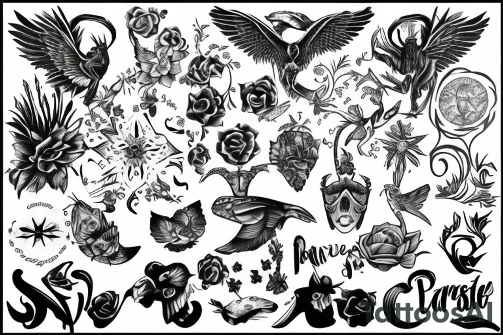 Paradise tattoo idea
