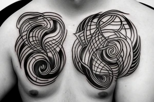 Earth cloud water fire tattoo idea