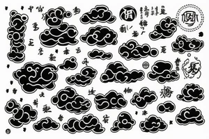 Water cloud tattoo idea