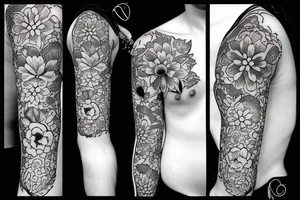 jasmin flower tattoo idea