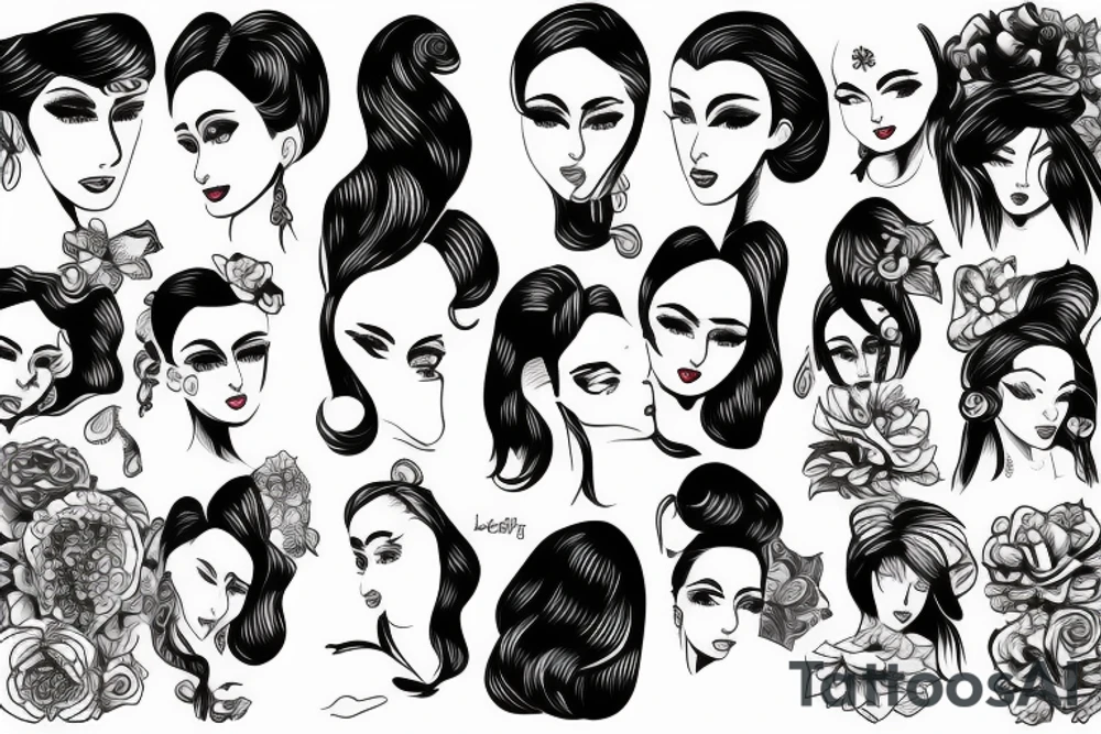 Worker anda koljosian woman tattoo idea