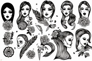 Worker anda koljosian woman tattoo idea