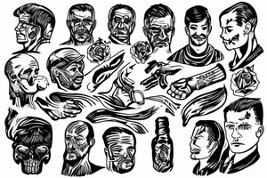 worker and kolkhoz tattoo idea