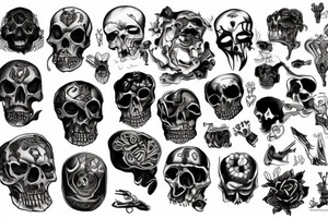 Keys of hell tattoo idea