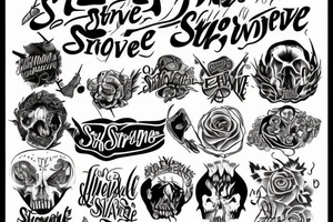 Only The Strong Survive tattoo idea