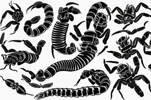 Chicano scorpion tattoo idea