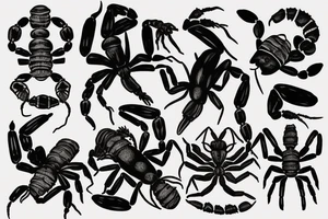Chicano scorpion tattoo idea