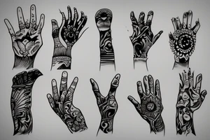 Hand tattoo tattoo idea
