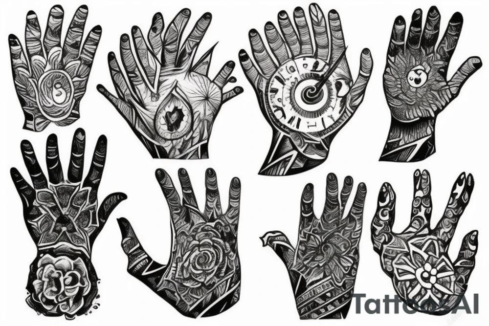 Hand tattoo tattoo idea