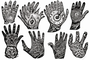 Hand tattoo tattoo idea