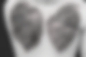 A realistic heart made by waves tattoo idea