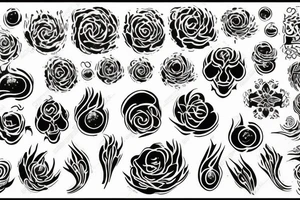 तत्वमसि with design print tattoo idea