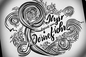 I want these words in a spiral:

Der Weg zum Licht führt über dein Herz
Der Weg zum Leben ist Liebe
Sonst hat Leben kein Wert tattoo idea