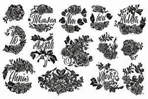Anastasia name tattoo idea