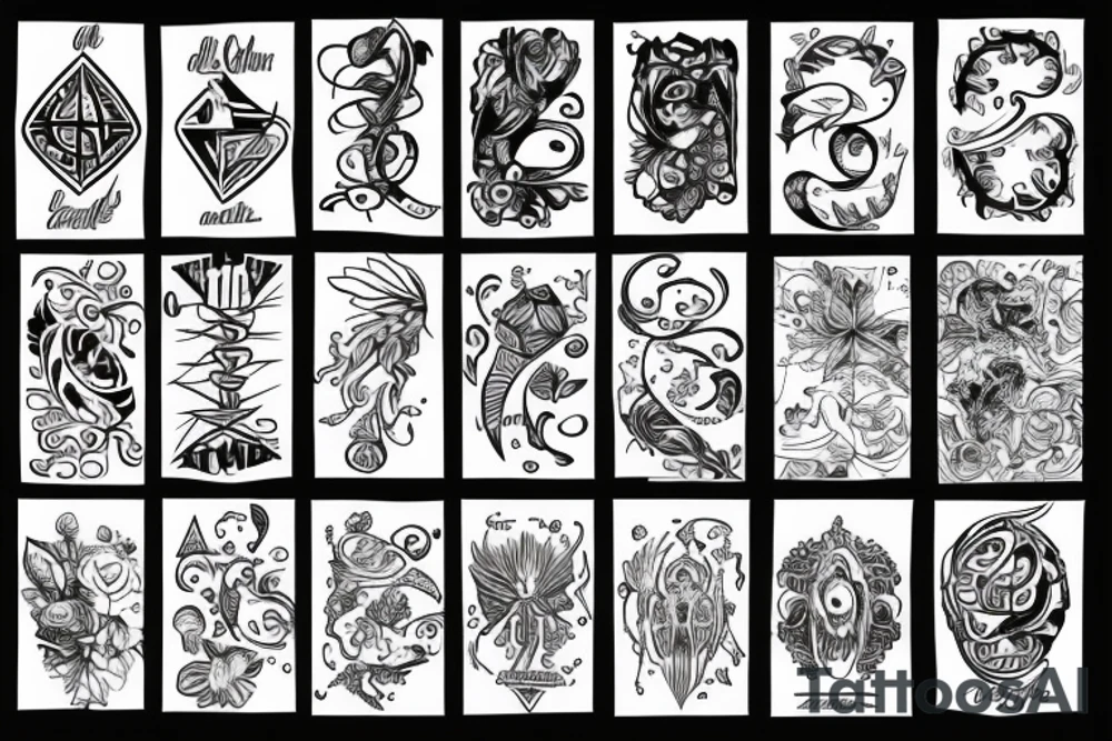 Meaning of life tattoo idea