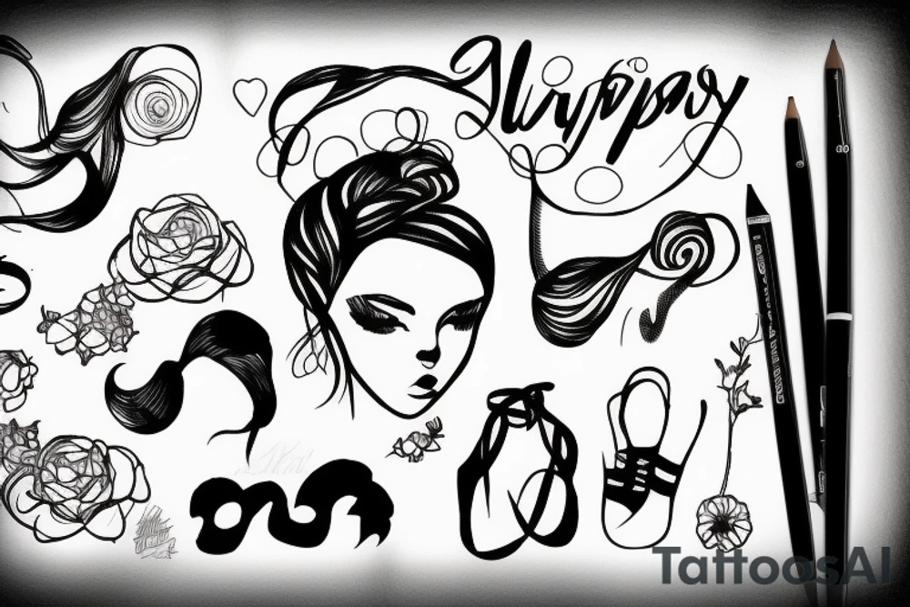 Olympic Wife Daughter tattoo idea