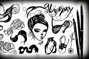 Olympic Wife Daughter tattoo idea