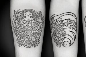 Olympic Wife Daughter tattoo idea