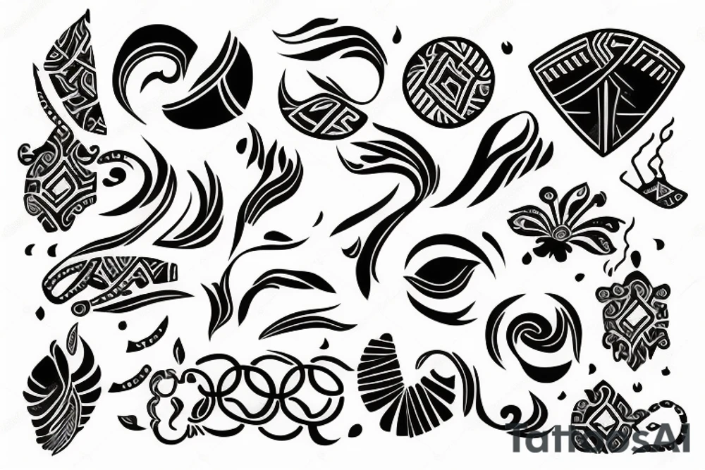 Olympic Wife Daughter tattoo idea