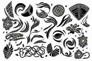 Olympic Wife Daughter tattoo idea