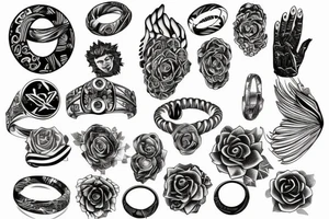 rings tattoo idea