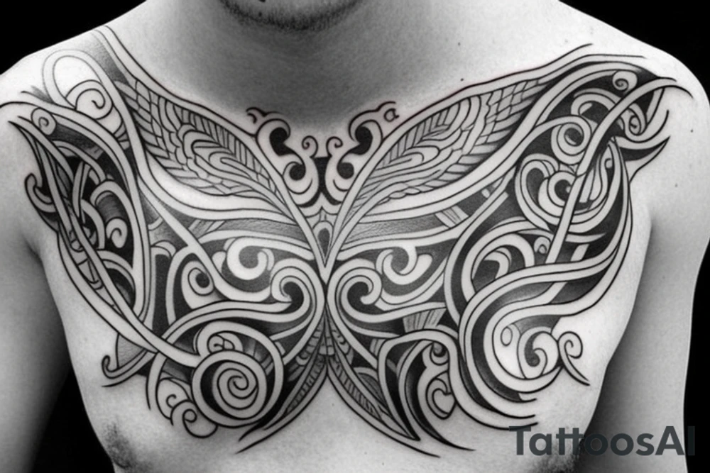 chest tattoo tattoo idea