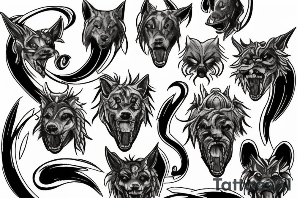 Cerberus tattoo idea