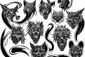 Cerberus tattoo idea