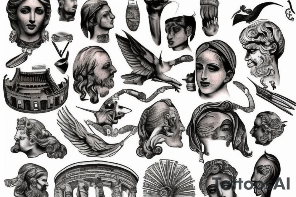 ancient Rome tattoo idea
